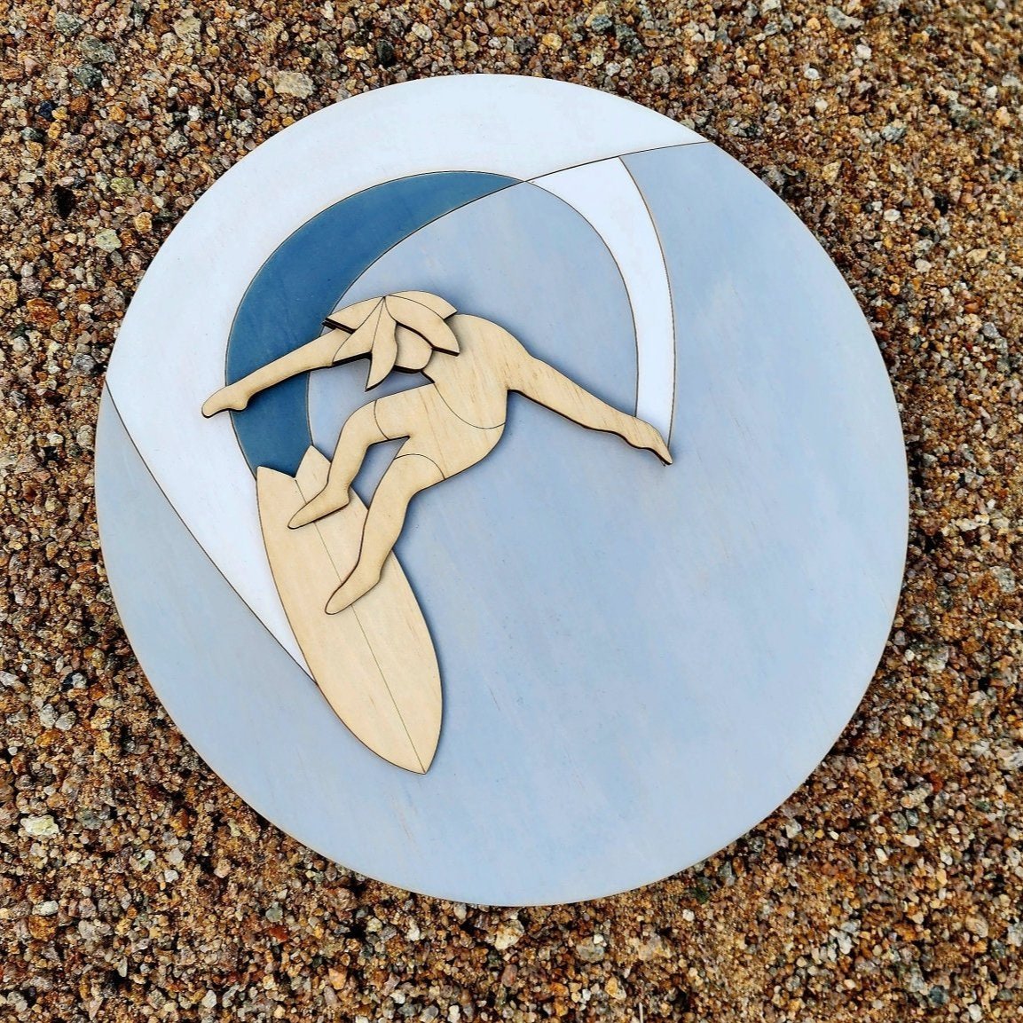 Hand Drag Cutback - Serenity Bay Creative - Artwork